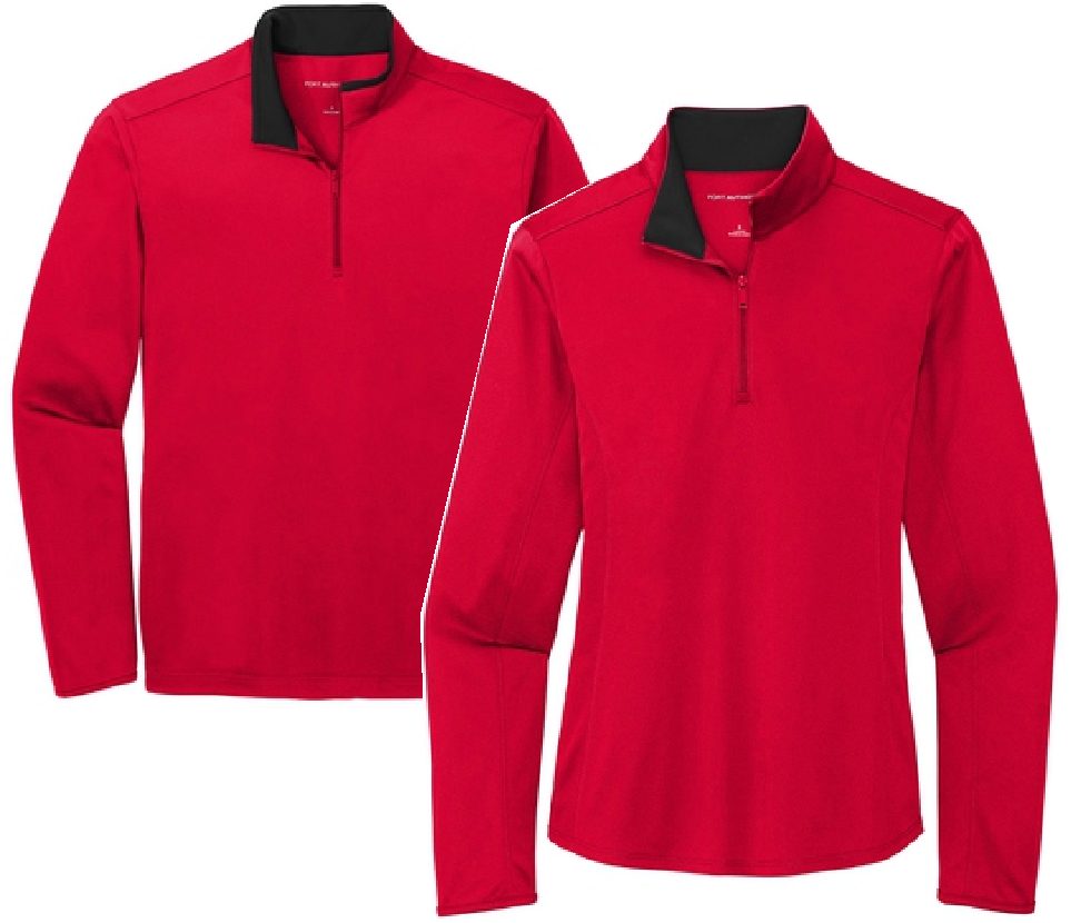 Port Authority ® Ladies and Men’s Silk Touch ™ Performance 1/4Zip Top