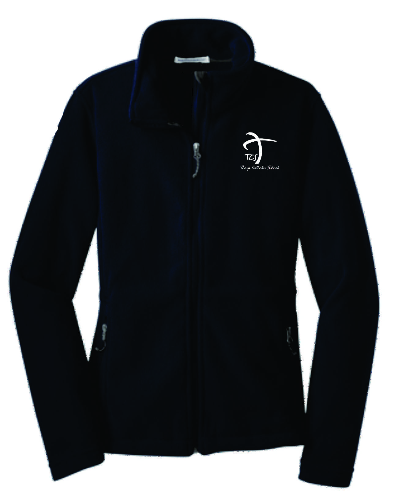 TCS Ladies Fleece Jacket with embroidered logo In Stitches and Ink