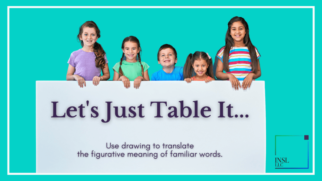 Let's Just Table It... Institute For Neurosemantic And Sociocognitive