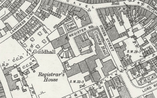 Street Map Of Beverley Beverley House Of Correction - The Institutional History Society