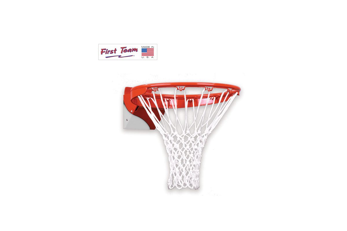 First Team FT186ZC Heavy Duty Flex Basketball Rim Institutional