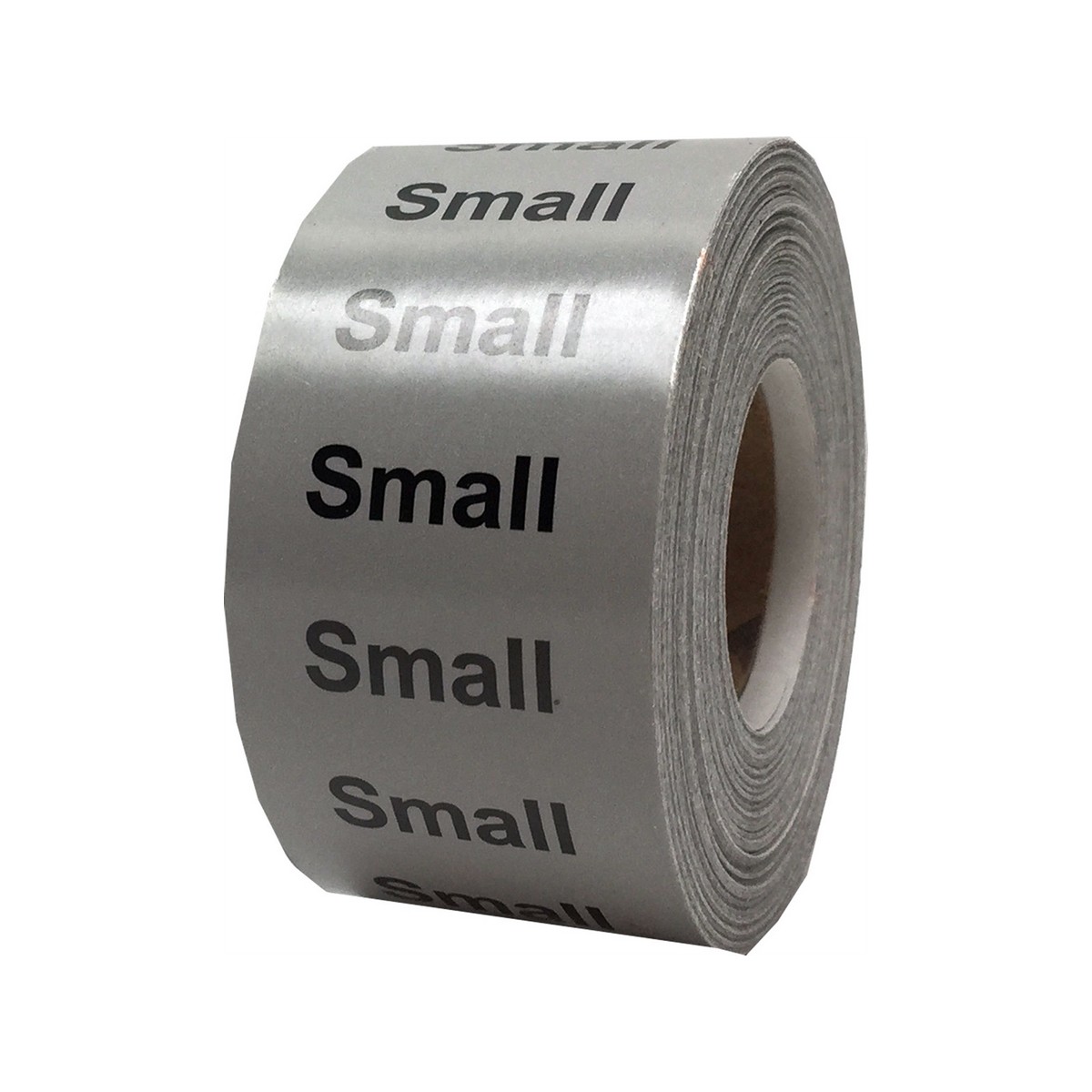 Standard Small Colored Size Strip Labels for Shirts 1.25" x 5" In