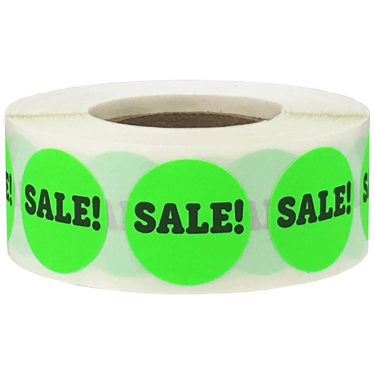 Fluorescent Green Sale Stickers For Retail Stores