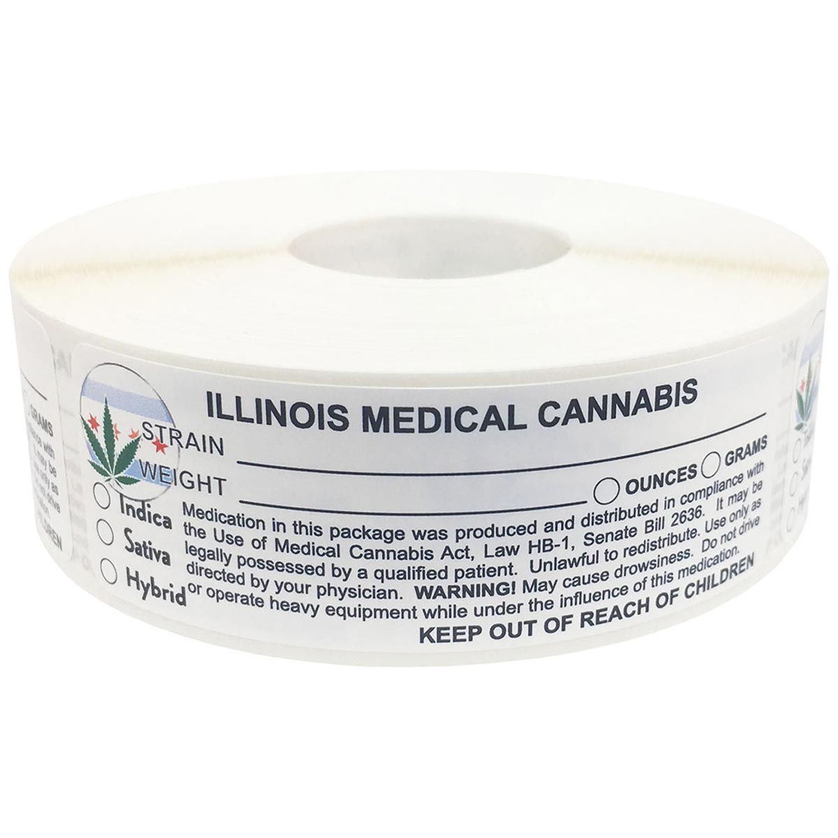 Illinois Medical Cannabis Warning Labels