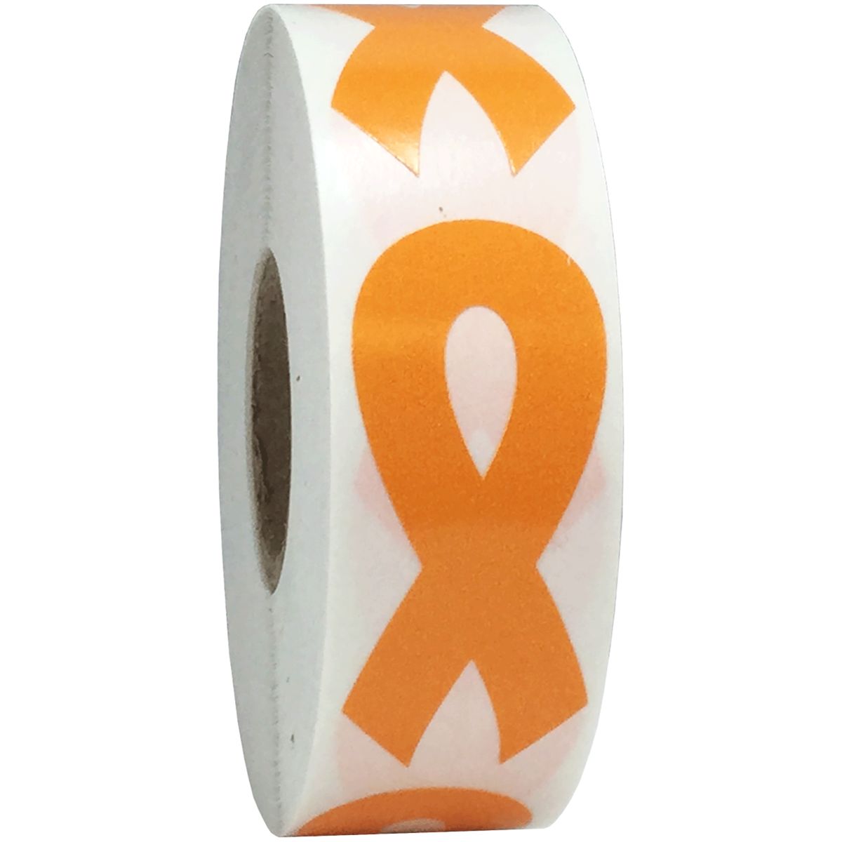 Orange Awareness Ribbon Stickers 2"