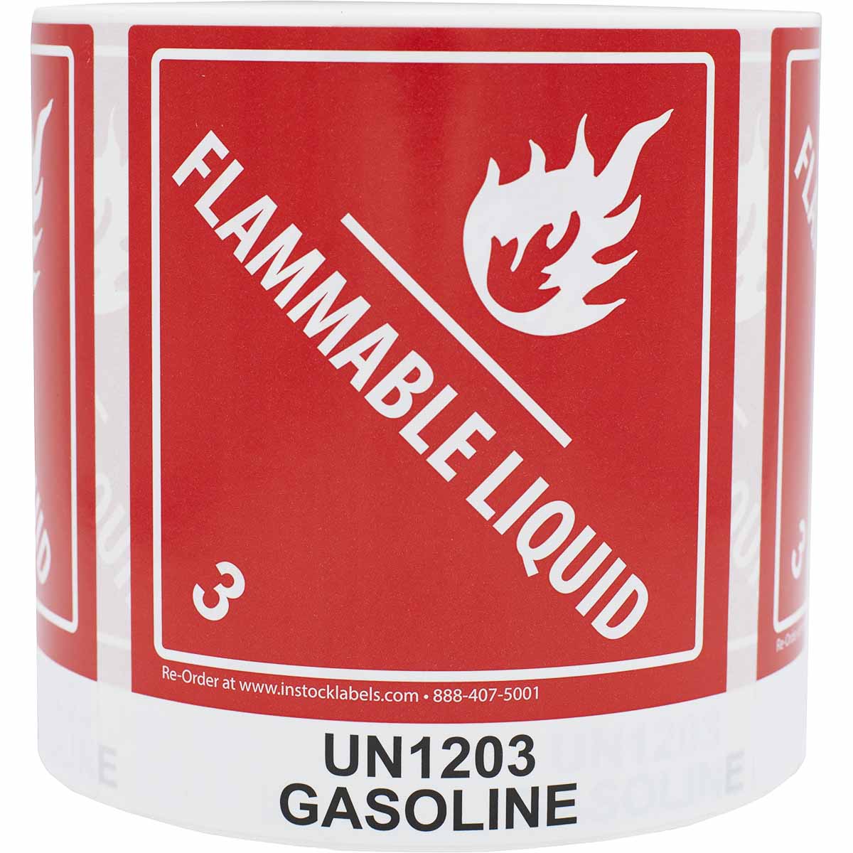 DOT UN1203 Gasoline Paint Flammable Liquid Hazard Class 3 Warehouse