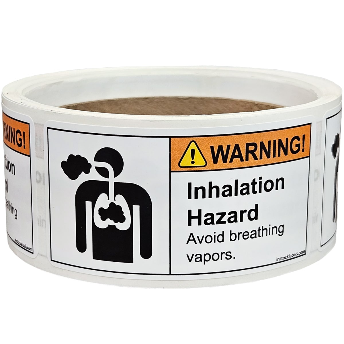 Inhalation Hazard Toxic Chemical Warning Labels Weatherproof InStockLabels