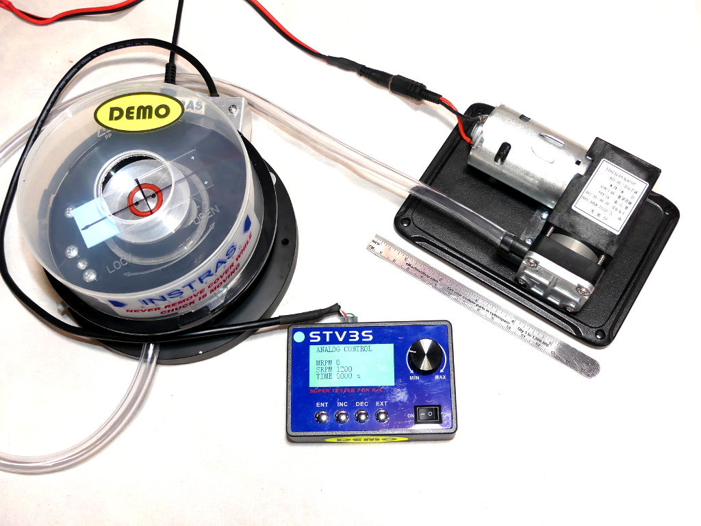 Small Vacuum Pumps INSTRAS SCIENTIFIC (Low Cost Spin and Dip Coater Kits)