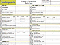 Pressure transmitter datasheet [template] - Instrulearning