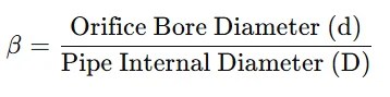Orifice Beta Ratio | Beta Ratio Range- Why Between 0.3 to 0.7