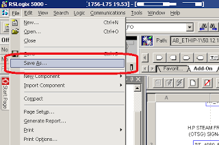 RSLogix5000 PLC Program Backup procedure | PLC Configuration