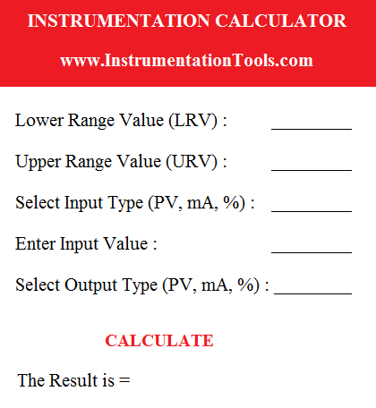 Instrumentation Calculator Android App - Inst Tools