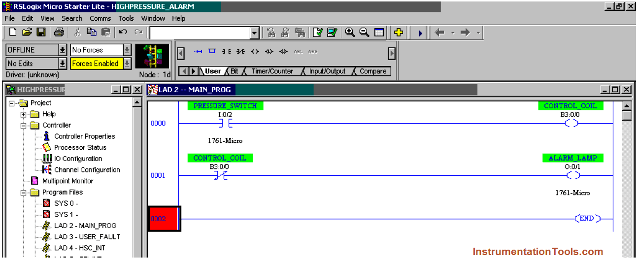 PLC Ladder Logic Example PLC Example Ladder Programs