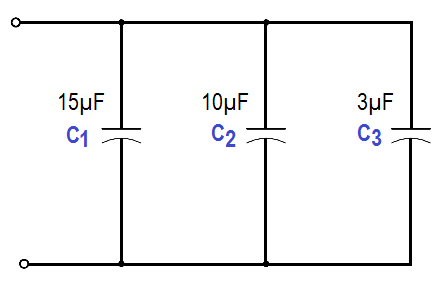 Series and Parallel Capacitors - Inst Tools