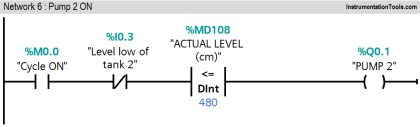 PLC Program to Drain Same Products from Two Tanks - Examples