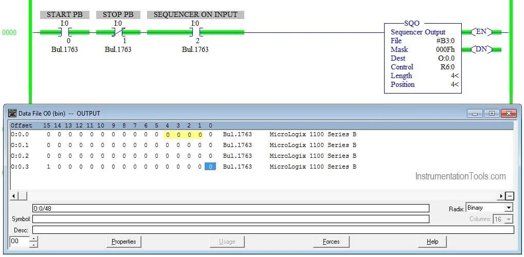 PLC Sequencer Instruction with Example InstrumentationTools