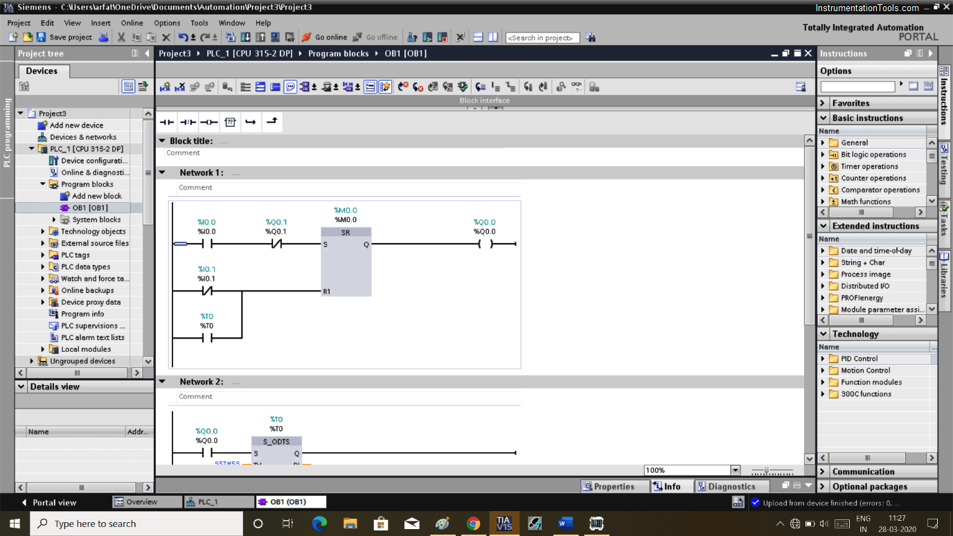 How to Upload Siemens PLC Programs? InstrumentationTools