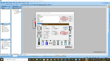 Tank Filling and Emptying using Intouch Scada Script