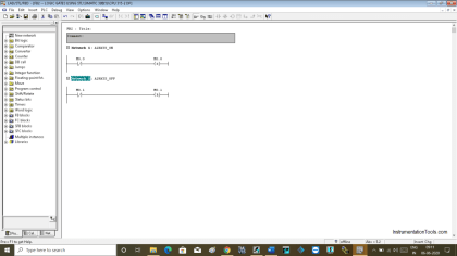 Always ON and OFF Bit using Ladder Logic and Statement List