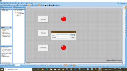 Create Login Password Security for InTouch SCADA Programs