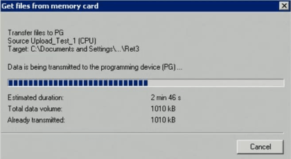 How to Retrieve PLC Project From the Memory Card?