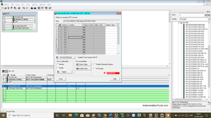 Monitor and Modify Variables in Simatic Manager - Hardware Configuration