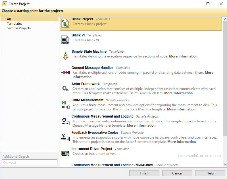 How to Create a Project in LabVIEW?