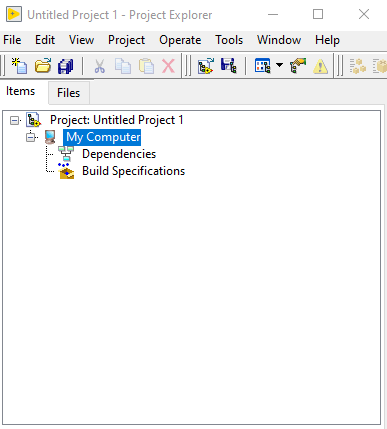 How to Create a Project in LabVIEW?
