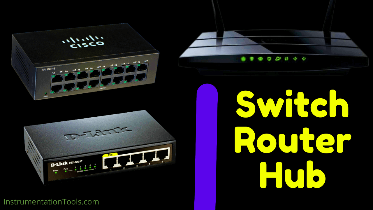 Difference between Router, Switch, and Hub