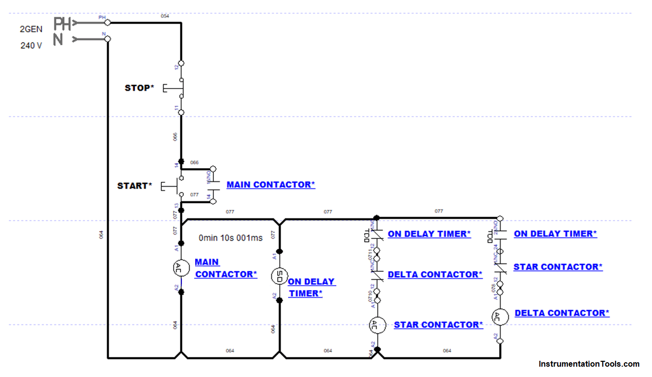 Star Delta Starter Controlling Diagram Working Of Sta vrogue.co