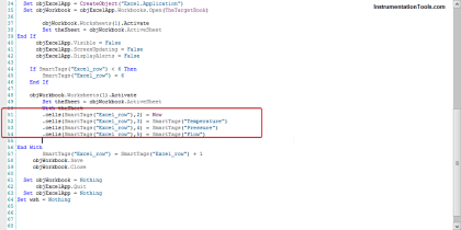 Export Data from WinCC Runtime Advanced into Excel using VB Script