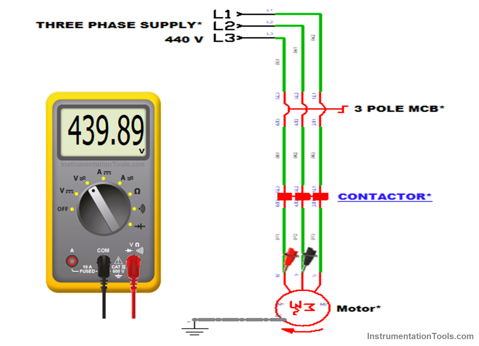 Motor Control Timer Circuit Automatic Motor START and STOP