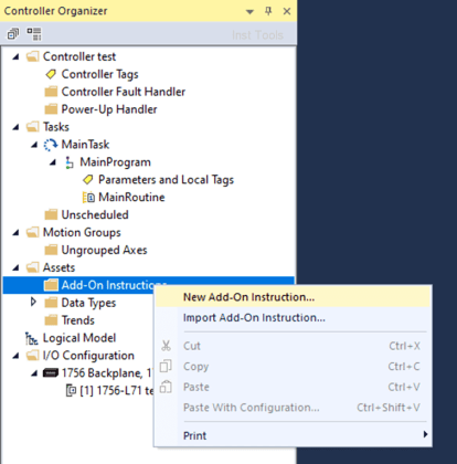 Create User Defined Data Types and Function Blocks in Studio 5000