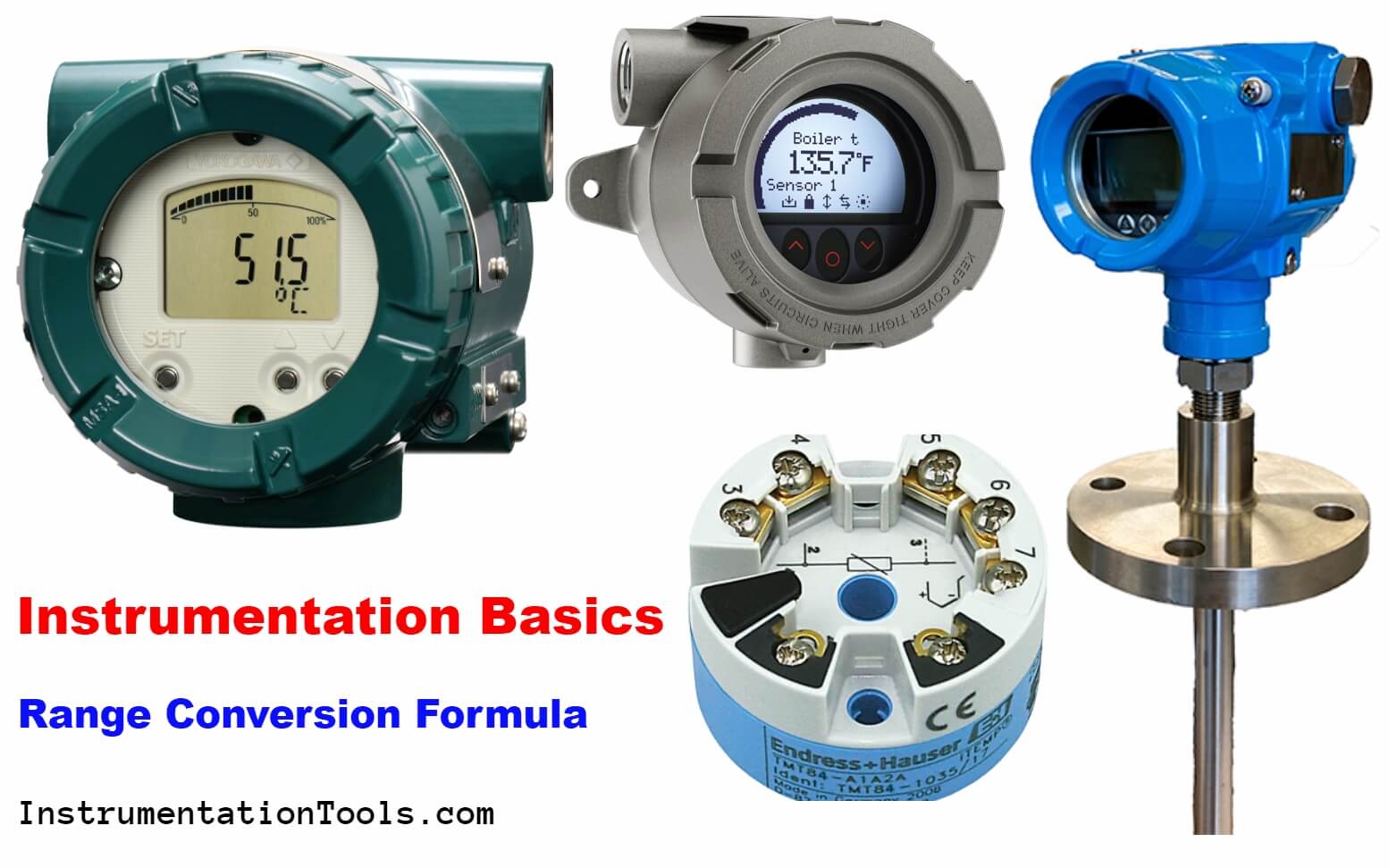 Instrumentation Basics Range Conversion Formula and Examples