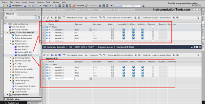 Tia Portal - Optimized and Standard Data Block Access