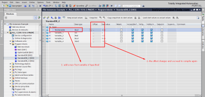 Tia Portal - Optimized and Standard Data Block Access