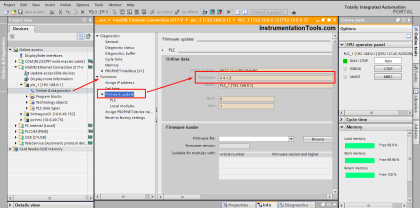 What is the Firmware Version of a PLC? - Siemens PLC Hardware