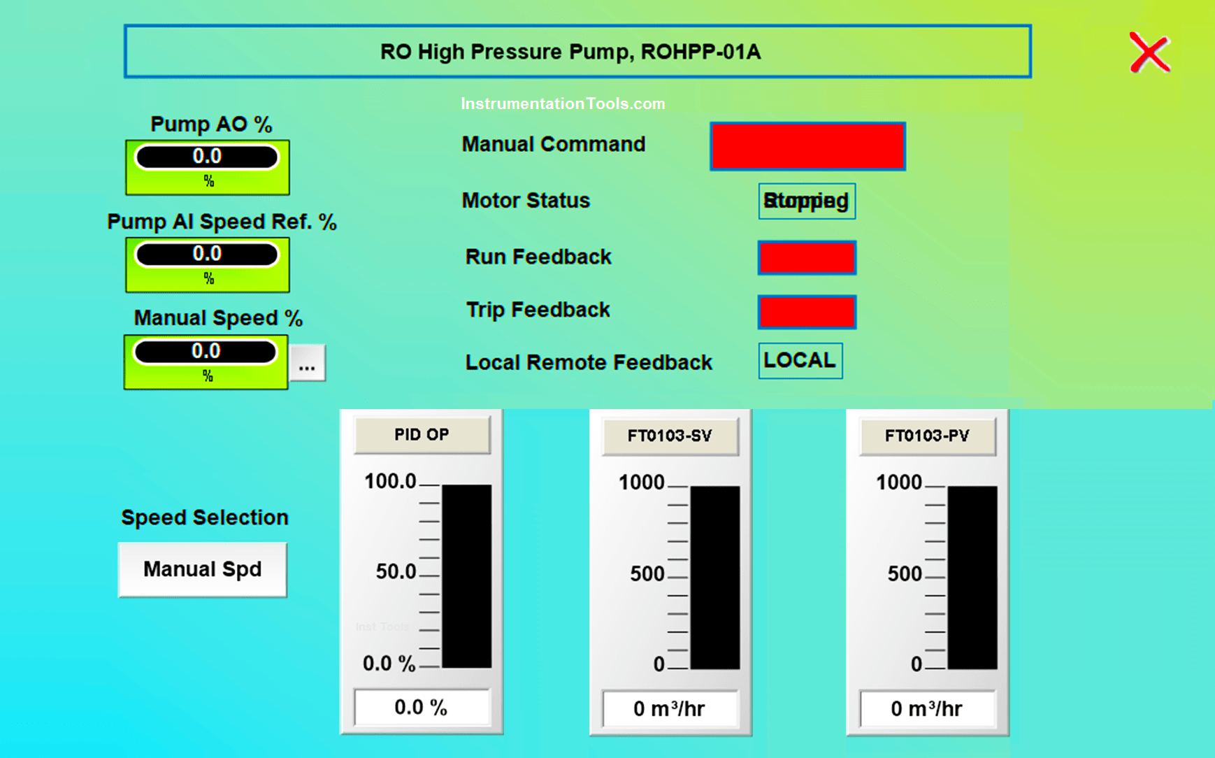 How to Design a Motor Faceplate in Graphics? SCADA Tutorials