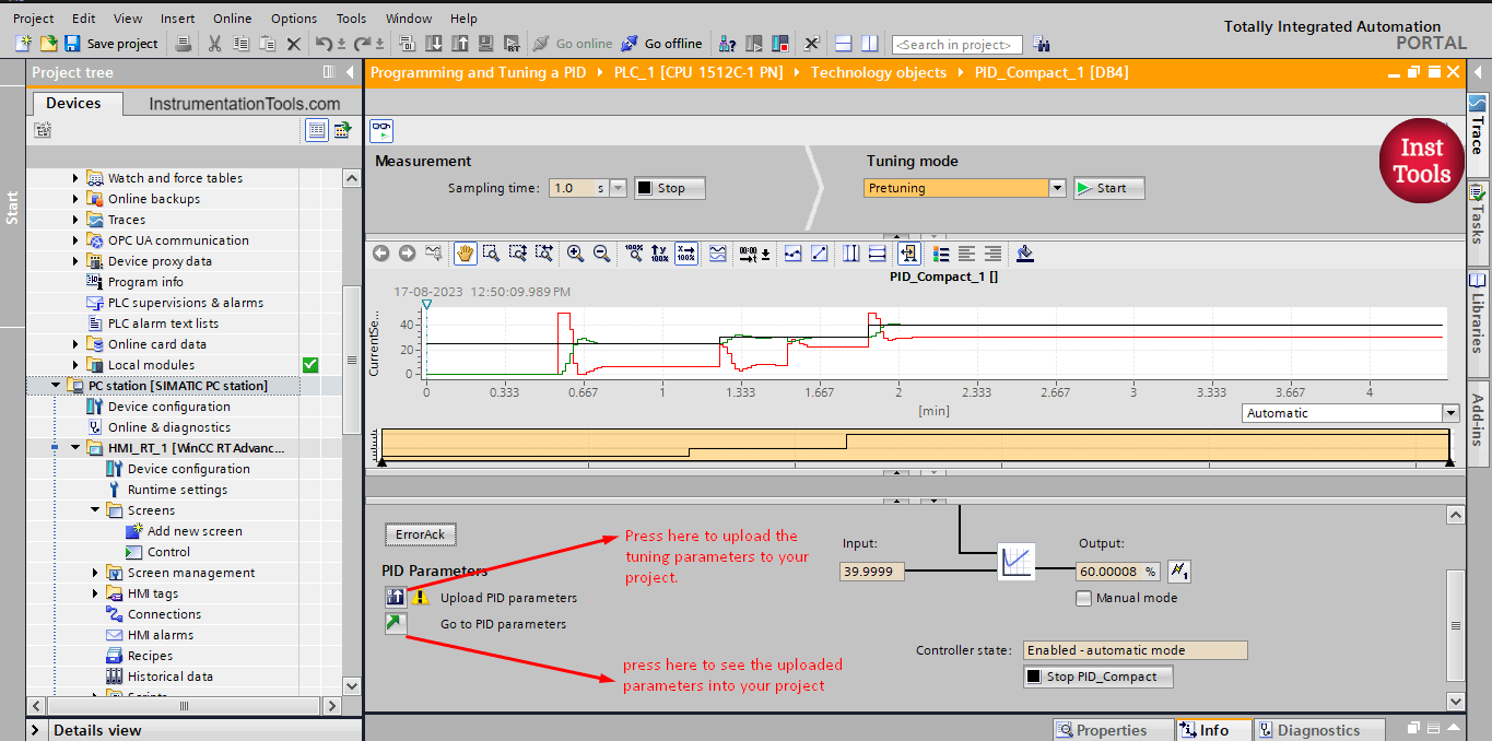 Programming and Tuning PID Controller in PLC