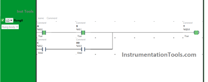 Create Ladder Diagram from Boolean Logic
