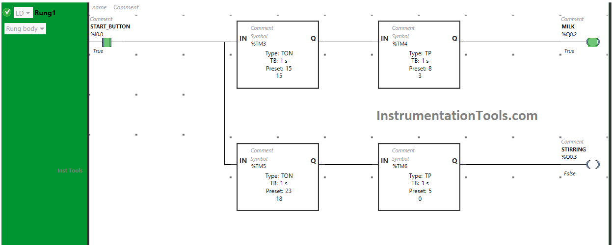 PLC Timer Practice Exercise Coffee Machine Programming