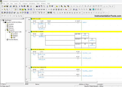 CX-Programmer Products Sorting & Counting - Omron PLC