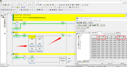 Design a Water Pump PLC Program using CX-Programmer
