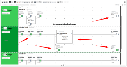 PLC Mixing Logic in Liquids on EcoStruxure Machine Expert-Basic