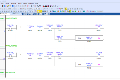 PLC Program for 2 Push buttons to Control 1 Output