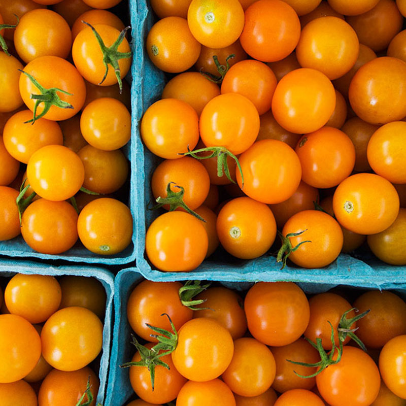 100pcs Super Sweet Grape Tomato Seeds Organic Golden Tiny Tomatoes