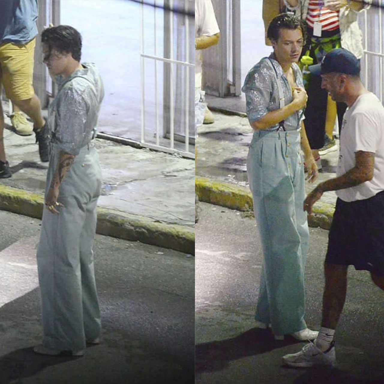 Tú también puedes tener los pantalones blancos preferidos de Harry Styles