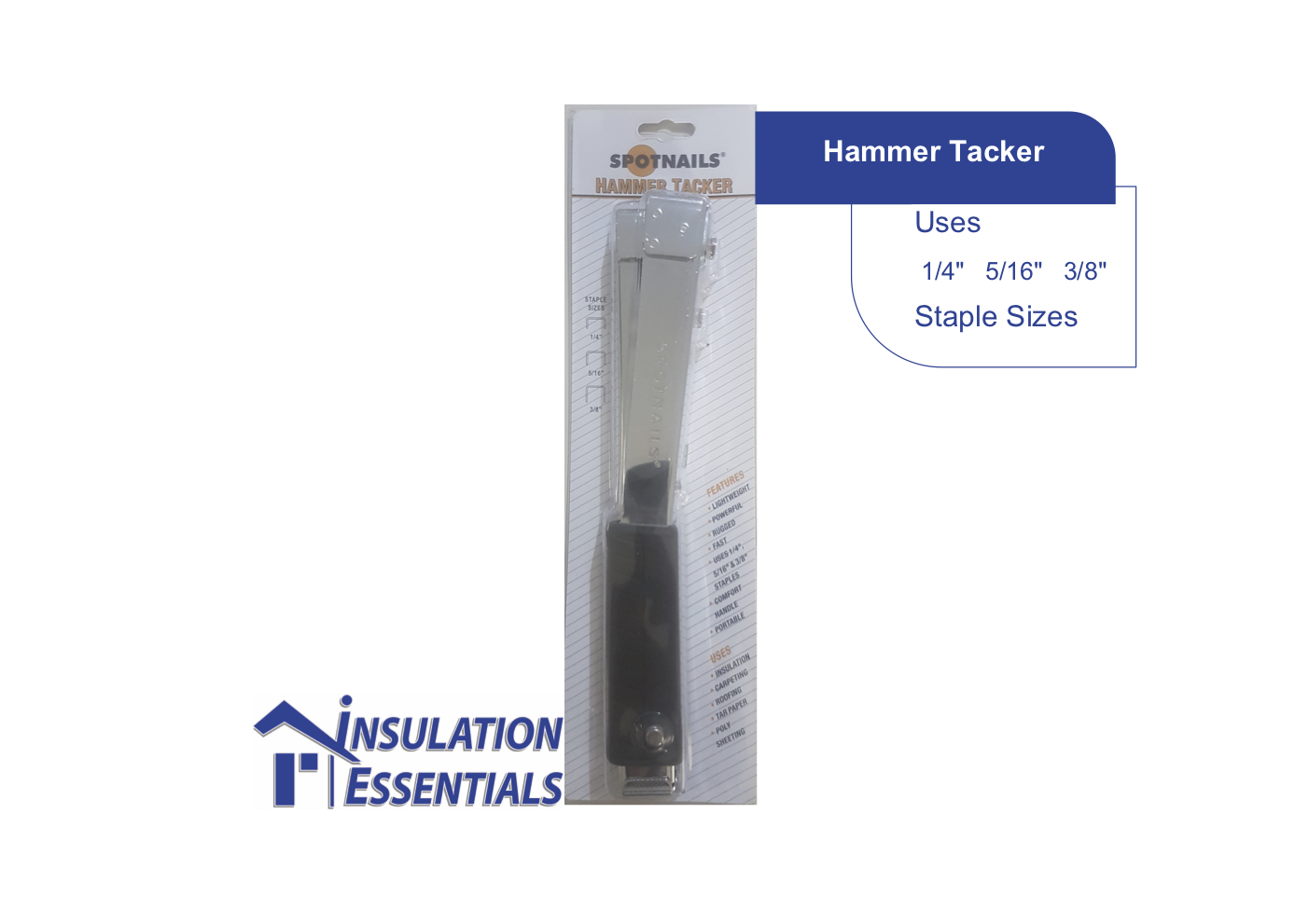 Spotnails 85000 Hammer Tacker Insulation Essentials