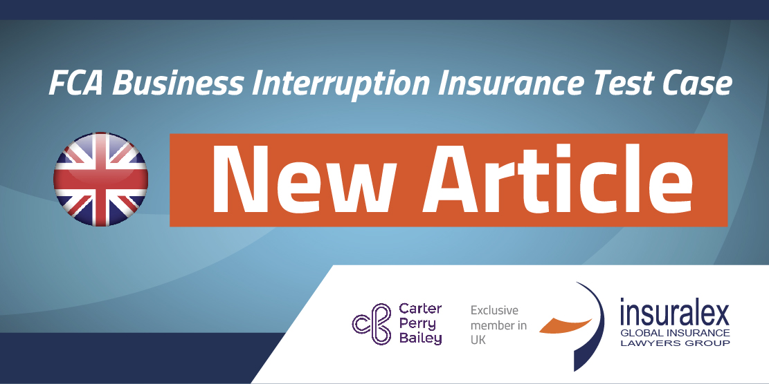 FCA Business Interruption Insurance Test Case Insuralex