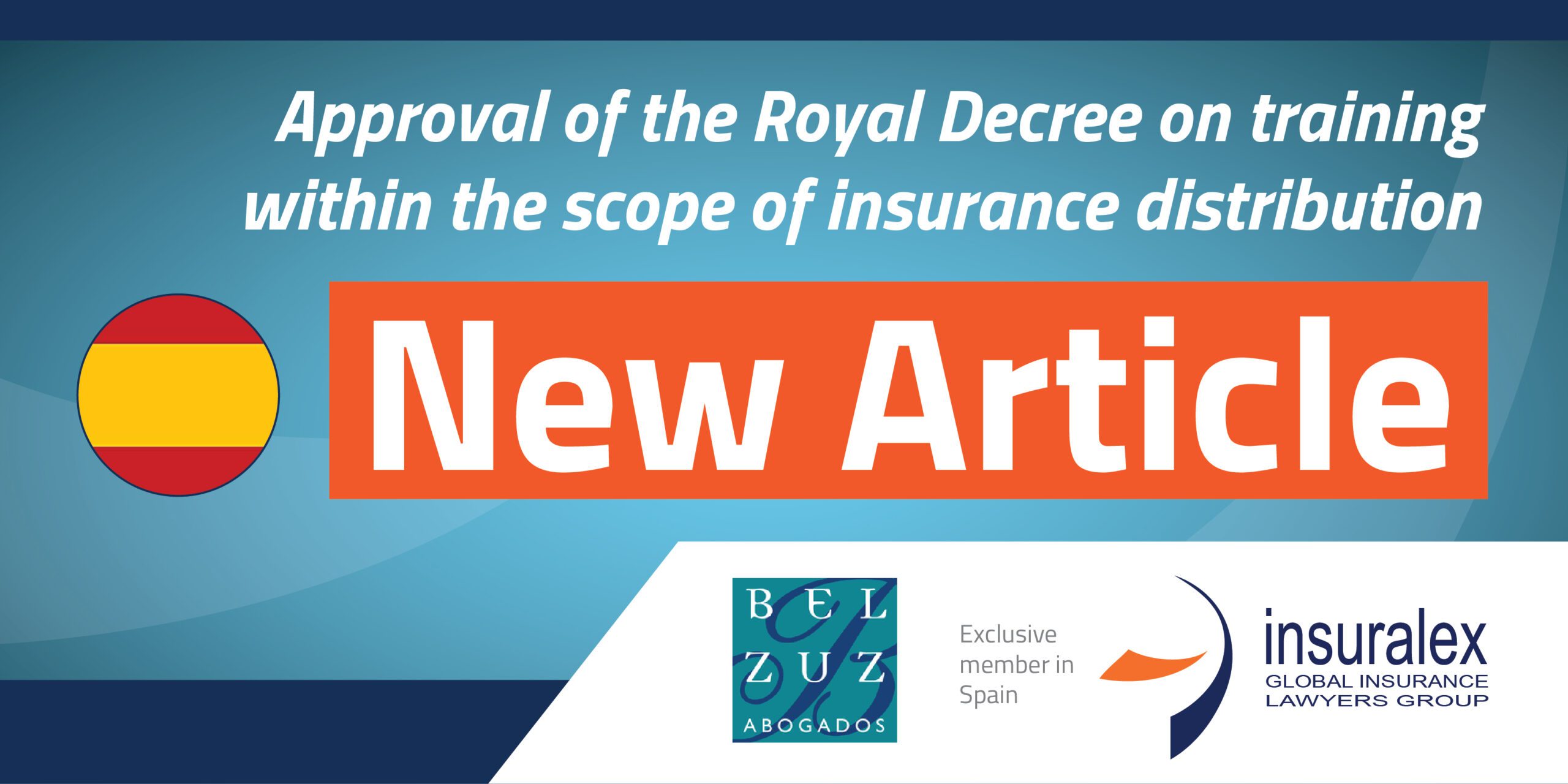 Approval of the Royal Decree on training within the scope of insurance
